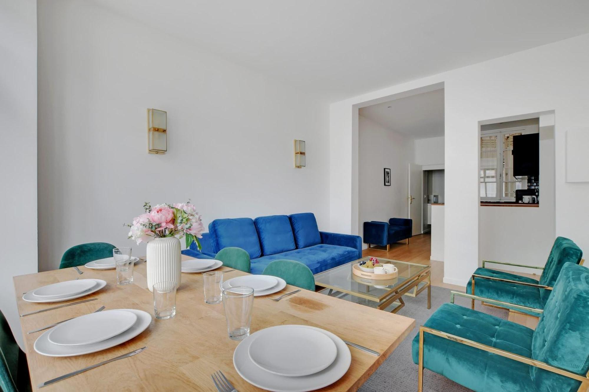 Modern 3-bedroom 6 Guests Centre Parigi